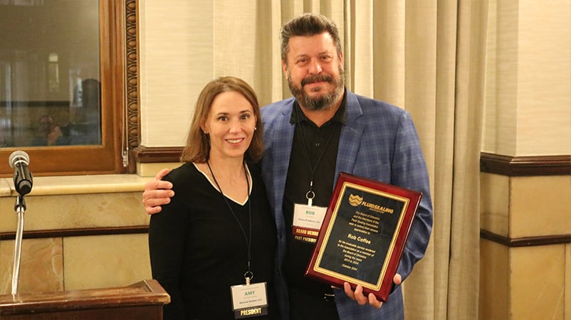 Amy Hammarstrom and Rob Coffee.